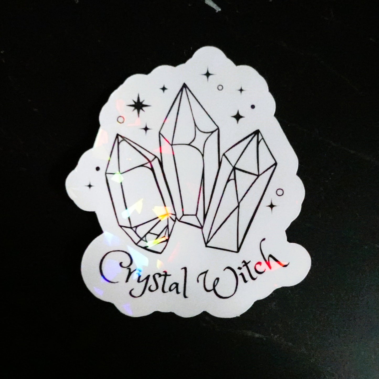 Crystal Witch Holographic Sticker