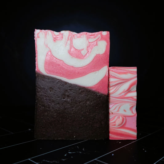 Chocolate Peppermint Milkshake Handcrafted Soap